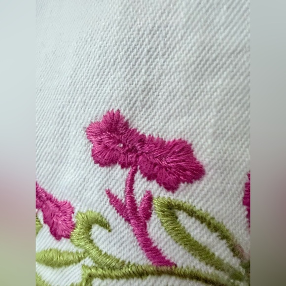 Free People tunic embroidered denim mini dress XL - Picture 4 of 7